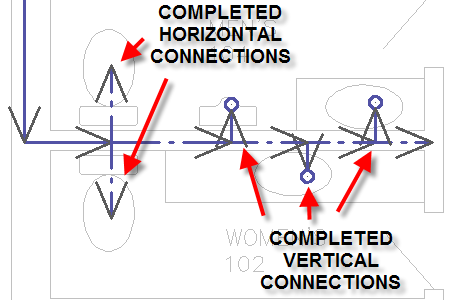 fixture connection - multiple 90 2
